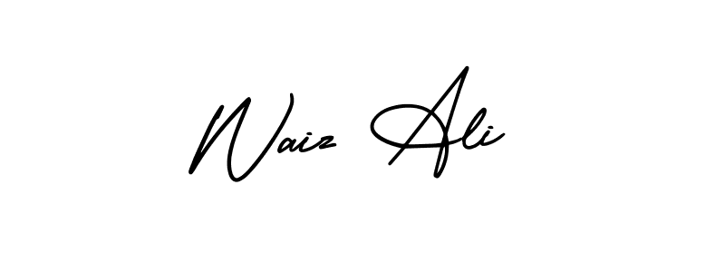 Use a signature maker to create a handwritten signature online. With this signature software, you can design (AmerikaSignatureDemo-Regular) your own signature for name Waiz Ali. Waiz Ali signature style 3 images and pictures png