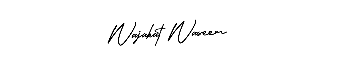 Check out images of Autograph of Wajahat Waseem name. Actor Wajahat Waseem Signature Style. AmerikaSignatureDemo-Regular is a professional sign style online. Wajahat Waseem signature style 3 images and pictures png