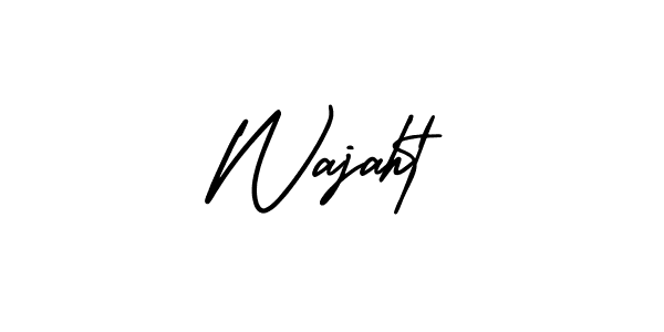 Once you've used our free online signature maker to create your best signature AmerikaSignatureDemo-Regular style, it's time to enjoy all of the benefits that Wajaht name signing documents. Wajaht signature style 3 images and pictures png