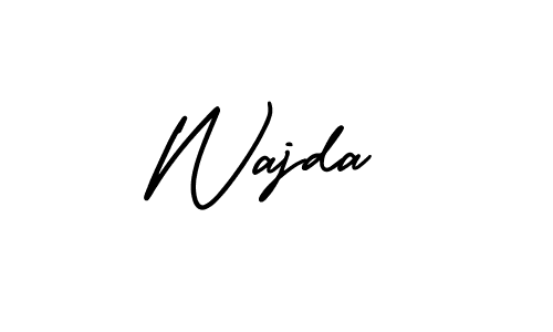 AmerikaSignatureDemo-Regular is a professional signature style that is perfect for those who want to add a touch of class to their signature. It is also a great choice for those who want to make their signature more unique. Get Wajda name to fancy signature for free. Wajda signature style 3 images and pictures png