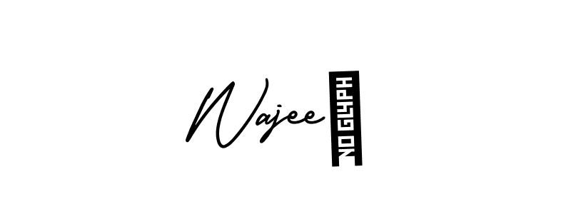 How to make Wajee❤ signature? AmerikaSignatureDemo-Regular is a professional autograph style. Create handwritten signature for Wajee❤ name. Wajee❤ signature style 3 images and pictures png