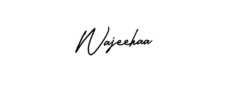 Check out images of Autograph of Wajeehaa name. Actor Wajeehaa Signature Style. AmerikaSignatureDemo-Regular is a professional sign style online. Wajeehaa signature style 3 images and pictures png