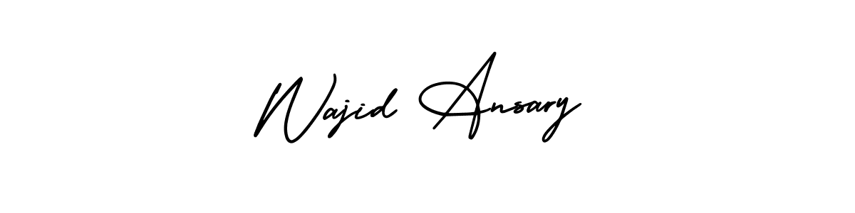 AmerikaSignatureDemo-Regular is a professional signature style that is perfect for those who want to add a touch of class to their signature. It is also a great choice for those who want to make their signature more unique. Get Wajid Ansary name to fancy signature for free. Wajid Ansary signature style 3 images and pictures png