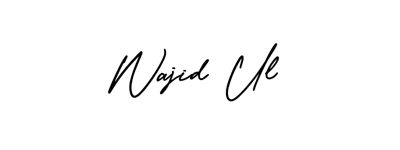 AmerikaSignatureDemo-Regular is a professional signature style that is perfect for those who want to add a touch of class to their signature. It is also a great choice for those who want to make their signature more unique. Get Wajid Ul name to fancy signature for free. Wajid Ul signature style 3 images and pictures png