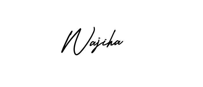 Best and Professional Signature Style for Wajiha . AmerikaSignatureDemo-Regular Best Signature Style Collection. Wajiha  signature style 3 images and pictures png