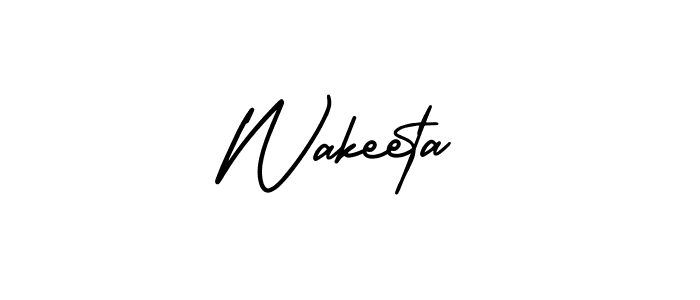 See photos of Wakeeta official signature by Spectra . Check more albums & portfolios. Read reviews & check more about AmerikaSignatureDemo-Regular font. Wakeeta signature style 3 images and pictures png