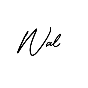 You should practise on your own different ways (AmerikaSignatureDemo-Regular) to write your name (Wal) in signature. don't let someone else do it for you. Wal signature style 3 images and pictures png