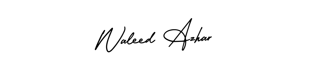 Best and Professional Signature Style for Waleed Azhar. AmerikaSignatureDemo-Regular Best Signature Style Collection. Waleed Azhar signature style 3 images and pictures png