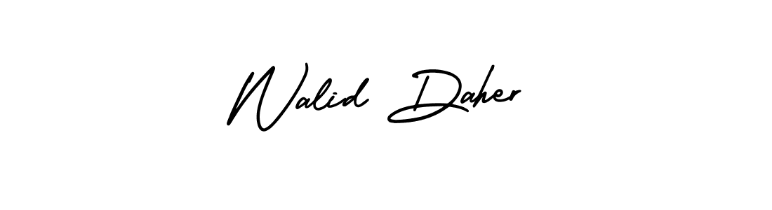 You can use this online signature creator to create a handwritten signature for the name Walid Daher. This is the best online autograph maker. Walid Daher signature style 3 images and pictures png