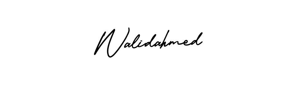 AmerikaSignatureDemo-Regular is a professional signature style that is perfect for those who want to add a touch of class to their signature. It is also a great choice for those who want to make their signature more unique. Get Walidahmed name to fancy signature for free. Walidahmed signature style 3 images and pictures png
