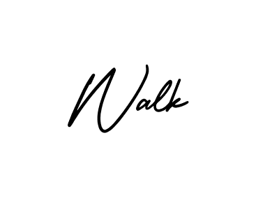 This is the best signature style for the Walk name. Also you like these signature font (AmerikaSignatureDemo-Regular). Mix name signature. Walk signature style 3 images and pictures png
