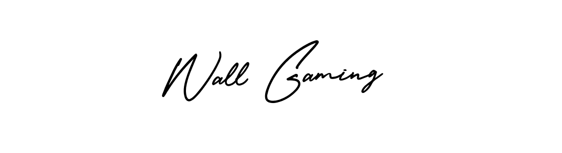 Make a short Wall Gaming signature style. Manage your documents anywhere anytime using AmerikaSignatureDemo-Regular. Create and add eSignatures, submit forms, share and send files easily. Wall Gaming signature style 3 images and pictures png