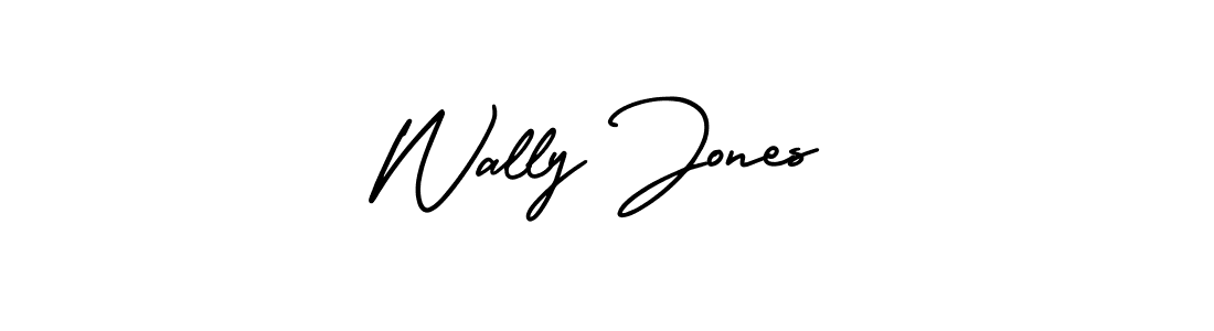 Best and Professional Signature Style for Wally Jones. AmerikaSignatureDemo-Regular Best Signature Style Collection. Wally Jones signature style 3 images and pictures png