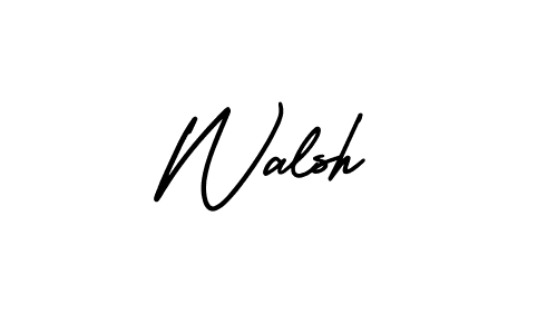 if you are searching for the best signature style for your name Walsh. so please give up your signature search. here we have designed multiple signature styles  using AmerikaSignatureDemo-Regular. Walsh signature style 3 images and pictures png