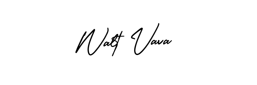 if you are searching for the best signature style for your name Walt Vava. so please give up your signature search. here we have designed multiple signature styles  using AmerikaSignatureDemo-Regular. Walt Vava signature style 3 images and pictures png