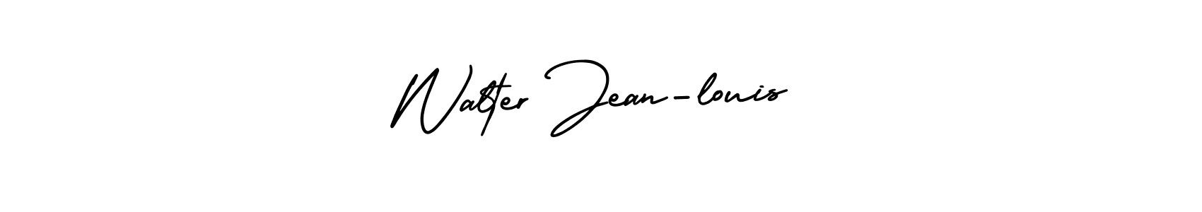 Walter Jean-louis stylish signature style. Best Handwritten Sign (AmerikaSignatureDemo-Regular) for my name. Handwritten Signature Collection Ideas for my name Walter Jean-louis. Walter Jean-louis signature style 3 images and pictures png