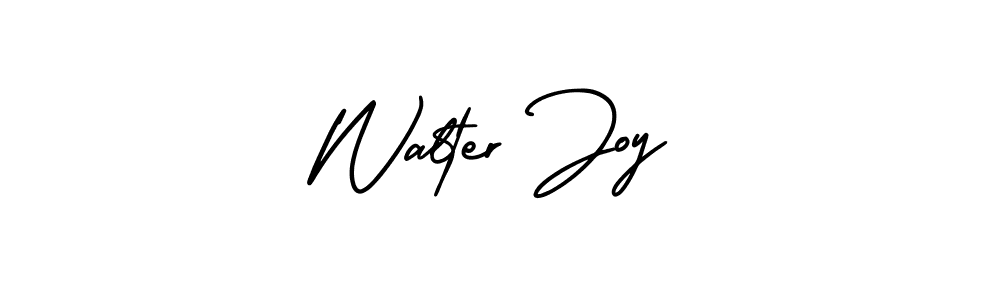 AmerikaSignatureDemo-Regular is a professional signature style that is perfect for those who want to add a touch of class to their signature. It is also a great choice for those who want to make their signature more unique. Get Walter Joy name to fancy signature for free. Walter Joy signature style 3 images and pictures png