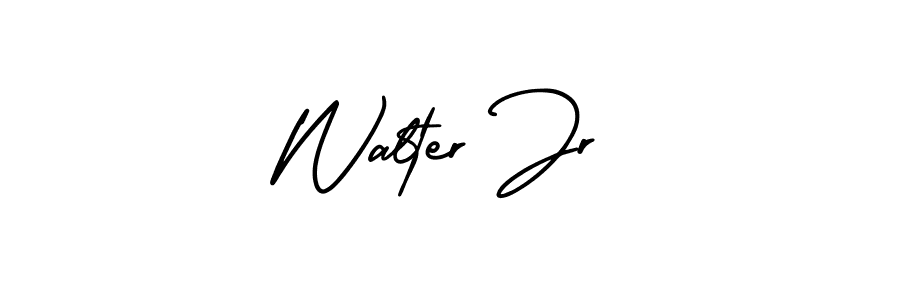 Also we have Walter Jr name is the best signature style. Create professional handwritten signature collection using AmerikaSignatureDemo-Regular autograph style. Walter Jr signature style 3 images and pictures png