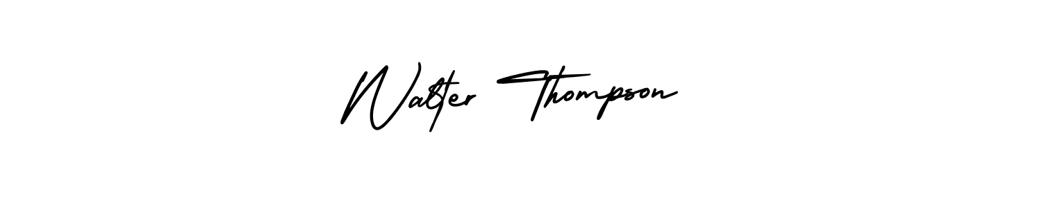 AmerikaSignatureDemo-Regular is a professional signature style that is perfect for those who want to add a touch of class to their signature. It is also a great choice for those who want to make their signature more unique. Get Walter Thompson name to fancy signature for free. Walter Thompson signature style 3 images and pictures png
