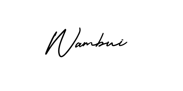 Once you've used our free online signature maker to create your best signature AmerikaSignatureDemo-Regular style, it's time to enjoy all of the benefits that Wambui name signing documents. Wambui signature style 3 images and pictures png