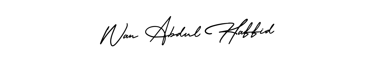 Also we have Wan Abdul Haffid name is the best signature style. Create professional handwritten signature collection using AmerikaSignatureDemo-Regular autograph style. Wan Abdul Haffid signature style 3 images and pictures png
