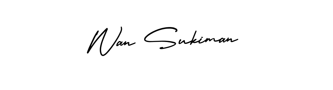 Here are the top 10 professional signature styles for the name Wan Sukiman. These are the best autograph styles you can use for your name. Wan Sukiman signature style 3 images and pictures png