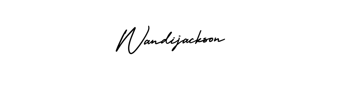 Also You can easily find your signature by using the search form. We will create Wandijackson name handwritten signature images for you free of cost using AmerikaSignatureDemo-Regular sign style. Wandijackson signature style 3 images and pictures png
