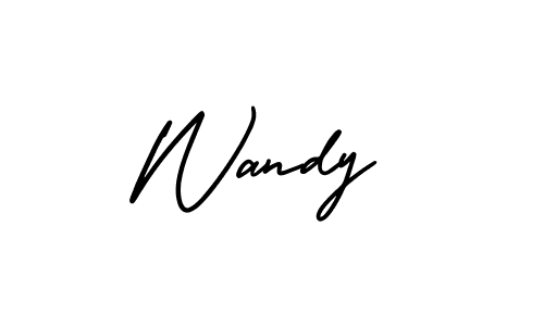 Also You can easily find your signature by using the search form. We will create Wandy name handwritten signature images for you free of cost using AmerikaSignatureDemo-Regular sign style. Wandy signature style 3 images and pictures png