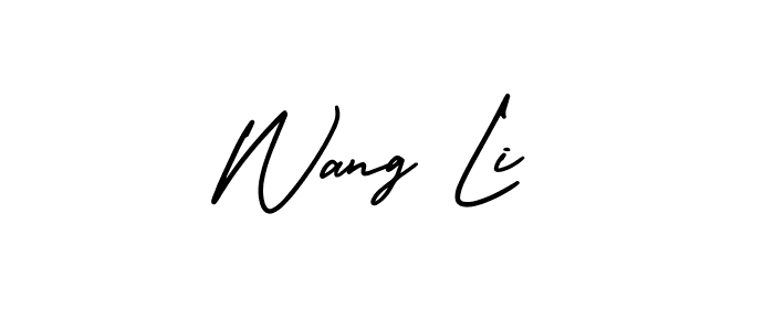 Make a short Wang Li signature style. Manage your documents anywhere anytime using AmerikaSignatureDemo-Regular. Create and add eSignatures, submit forms, share and send files easily. Wang Li signature style 3 images and pictures png