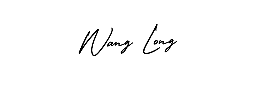 Make a beautiful signature design for name Wang Long. Use this online signature maker to create a handwritten signature for free. Wang Long signature style 3 images and pictures png