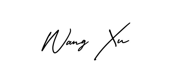 AmerikaSignatureDemo-Regular is a professional signature style that is perfect for those who want to add a touch of class to their signature. It is also a great choice for those who want to make their signature more unique. Get Wang Xu name to fancy signature for free. Wang Xu signature style 3 images and pictures png