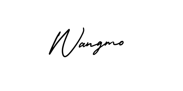 Once you've used our free online signature maker to create your best signature AmerikaSignatureDemo-Regular style, it's time to enjoy all of the benefits that Wangmo name signing documents. Wangmo signature style 3 images and pictures png