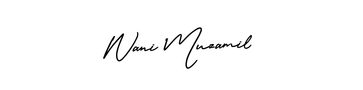 Once you've used our free online signature maker to create your best signature AmerikaSignatureDemo-Regular style, it's time to enjoy all of the benefits that Wani Muzamil name signing documents. Wani Muzamil signature style 3 images and pictures png