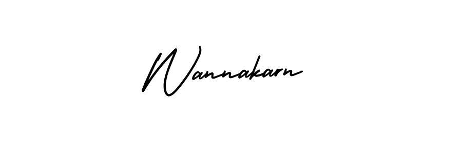 Also we have Wannakarn name is the best signature style. Create professional handwritten signature collection using AmerikaSignatureDemo-Regular autograph style. Wannakarn signature style 3 images and pictures png