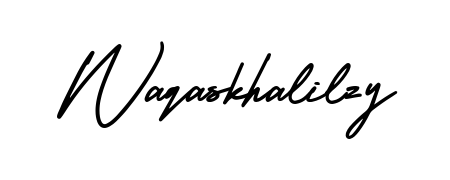 Make your name Waqaskhalilzy memorable on every contract using AmerikaSignatureDemo-Regular autograph style. Instant transparent background export available. Waqaskhalilzy signature style 3 images and pictures png