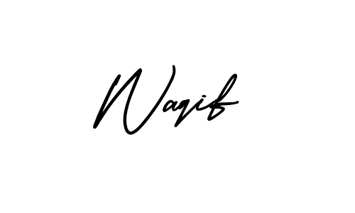 You can use this online signature creator to create a handwritten signature for the name Waqif. This is the best online autograph maker. Waqif signature style 3 images and pictures png