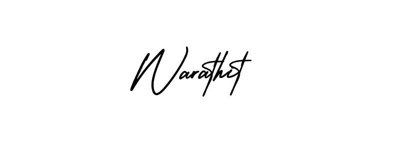 It looks lik you need a new signature style for name Warathit. Design unique handwritten (AmerikaSignatureDemo-Regular) signature with our free signature maker in just a few clicks. Warathit signature style 3 images and pictures png