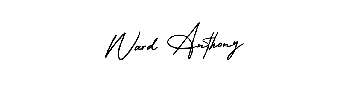 This is the best signature style for the Ward Anthony name. Also you like these signature font (AmerikaSignatureDemo-Regular). Mix name signature. Ward Anthony signature style 3 images and pictures png