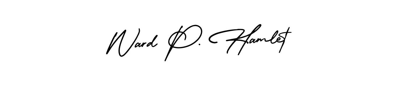 Also we have Ward P. Hamlet name is the best signature style. Create professional handwritten signature collection using AmerikaSignatureDemo-Regular autograph style. Ward P. Hamlet signature style 3 images and pictures png