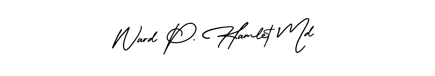 Similarly AmerikaSignatureDemo-Regular is the best handwritten signature design. Signature creator online .You can use it as an online autograph creator for name Ward P. Hamlet Md. Ward P. Hamlet Md signature style 3 images and pictures png