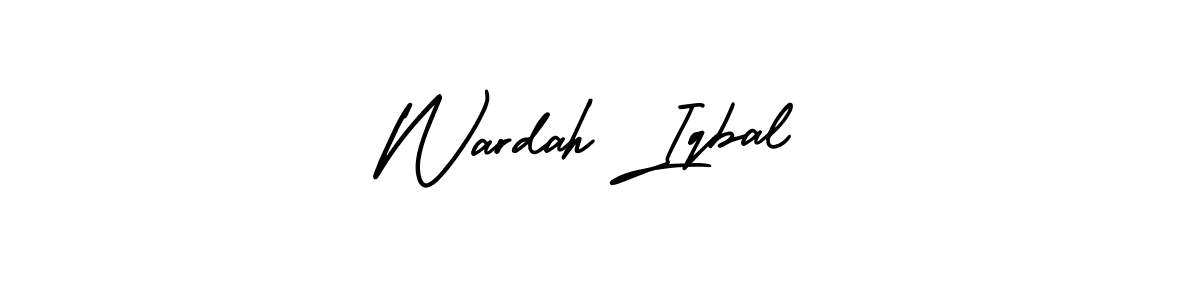 Similarly AmerikaSignatureDemo-Regular is the best handwritten signature design. Signature creator online .You can use it as an online autograph creator for name Wardah Iqbal. Wardah Iqbal signature style 3 images and pictures png
