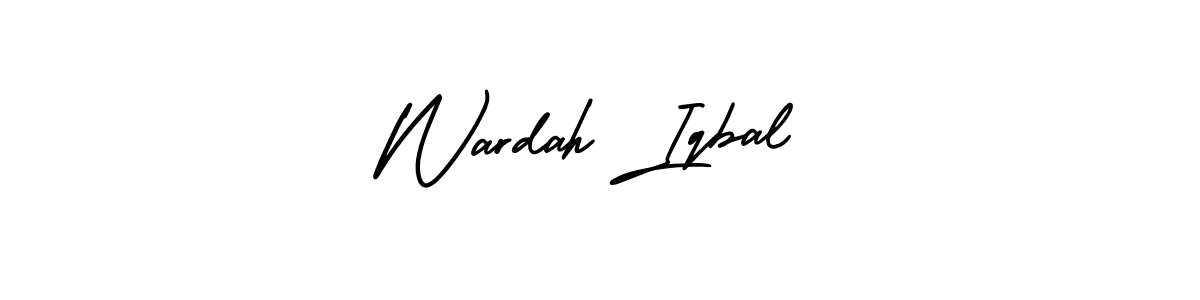 Make a beautiful signature design for name Wardah Iqbal. Use this online signature maker to create a handwritten signature for free. Wardah Iqbal signature style 3 images and pictures png