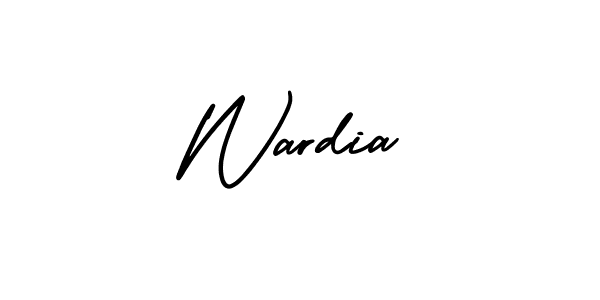 Best and Professional Signature Style for Wardia. AmerikaSignatureDemo-Regular Best Signature Style Collection. Wardia signature style 3 images and pictures png