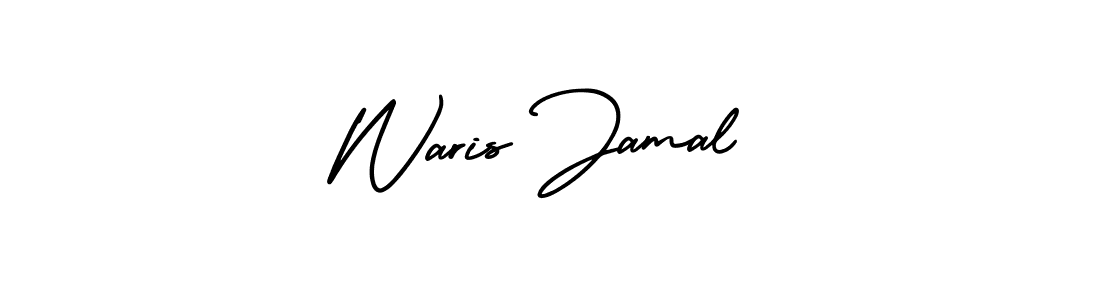 How to make Waris Jamal signature? AmerikaSignatureDemo-Regular is a professional autograph style. Create handwritten signature for Waris Jamal name. Waris Jamal signature style 3 images and pictures png