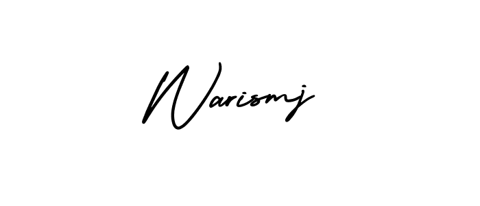 Similarly AmerikaSignatureDemo-Regular is the best handwritten signature design. Signature creator online .You can use it as an online autograph creator for name Warismj. Warismj signature style 3 images and pictures png