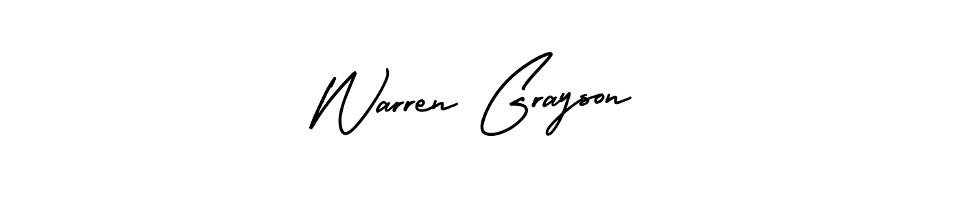 Check out images of Autograph of Warren Grayson name. Actor Warren Grayson Signature Style. AmerikaSignatureDemo-Regular is a professional sign style online. Warren Grayson signature style 3 images and pictures png