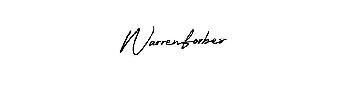 This is the best signature style for the Warrenforbes name. Also you like these signature font (AmerikaSignatureDemo-Regular). Mix name signature. Warrenforbes signature style 3 images and pictures png
