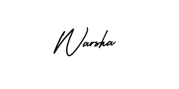 Similarly AmerikaSignatureDemo-Regular is the best handwritten signature design. Signature creator online .You can use it as an online autograph creator for name Warsha. Warsha signature style 3 images and pictures png