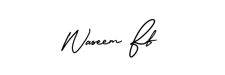 Here are the top 10 professional signature styles for the name Waseem Ff. These are the best autograph styles you can use for your name. Waseem Ff signature style 3 images and pictures png