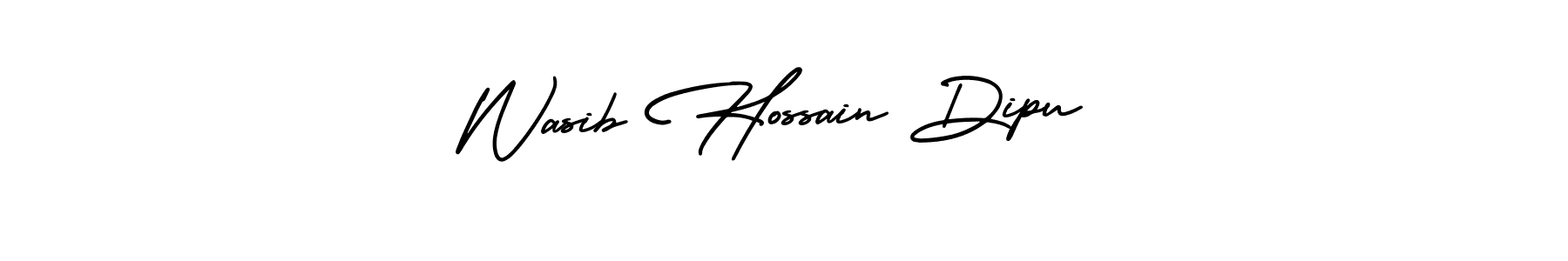 Also we have Wasib Hossain Dipu name is the best signature style. Create professional handwritten signature collection using AmerikaSignatureDemo-Regular autograph style. Wasib Hossain Dipu signature style 3 images and pictures png